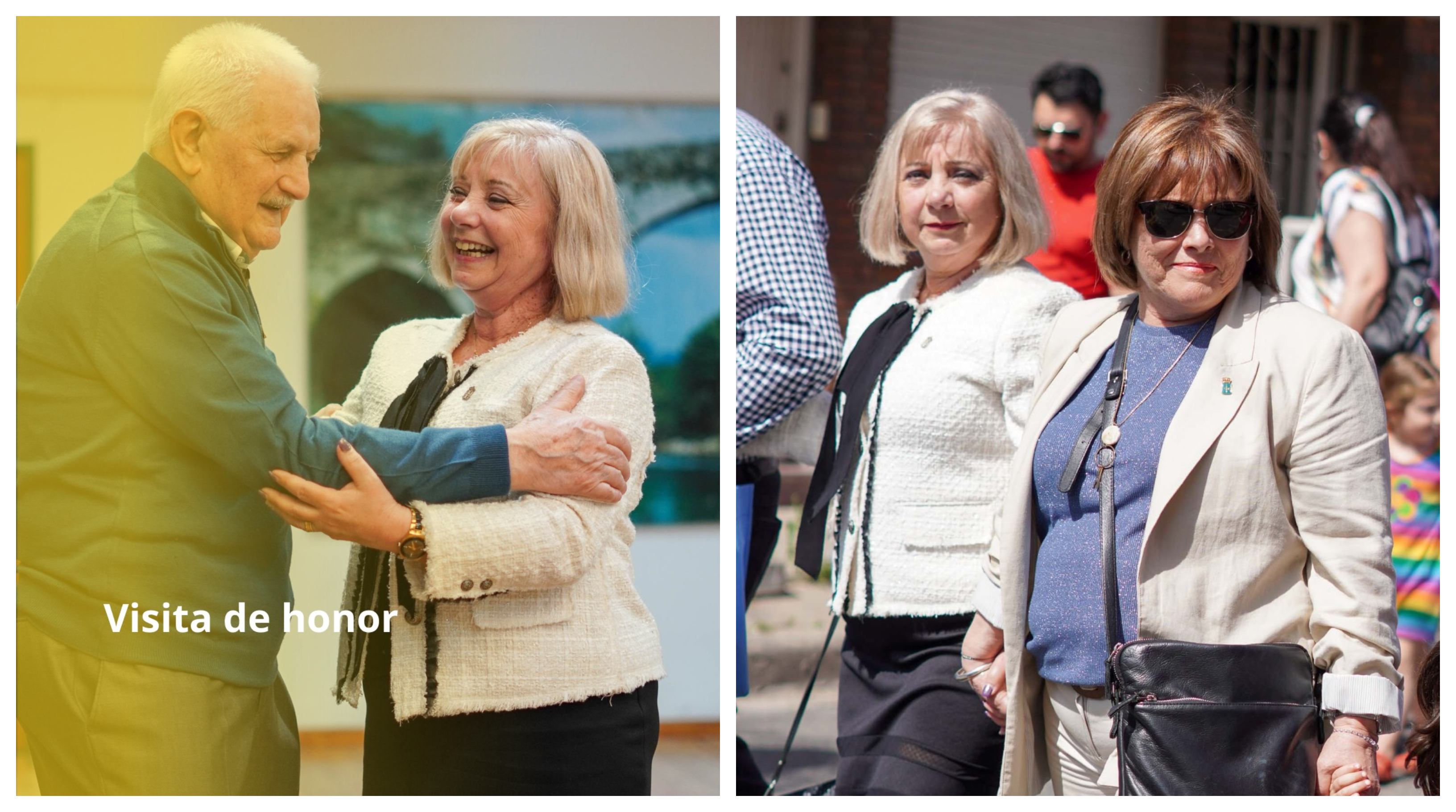 Visita de Pilar Ponce, Presidenta del Centro Asturiano de Buenos Aires.