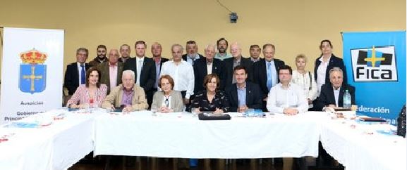 Primera reunión anual de la Federación Internacional de Centros Asturianos en América